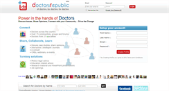 Desktop Screenshot of doctorsrepublic.com